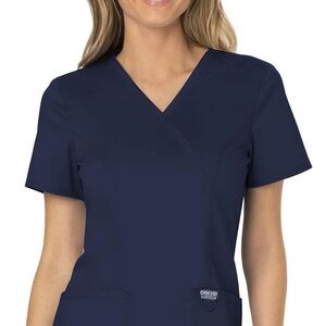 Cherokee Women's Navy Scrub Top